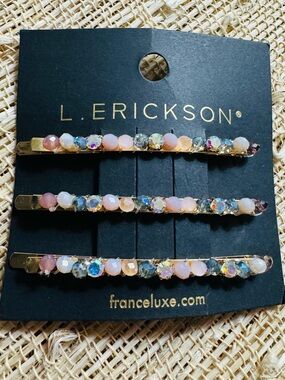 L. Erickson 3-Pack Jolene Bobby Pin Set